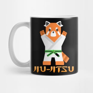 Jiu Jitsu Panda -Green Black Belt- Mug